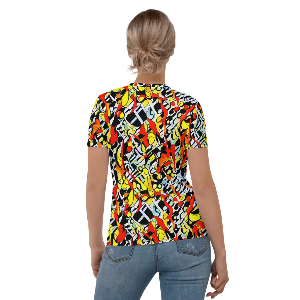 Citrus Noir on Women's Crew Neck T-Shirt — Back