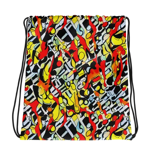 Citrus Noir on a Drawstring Bag