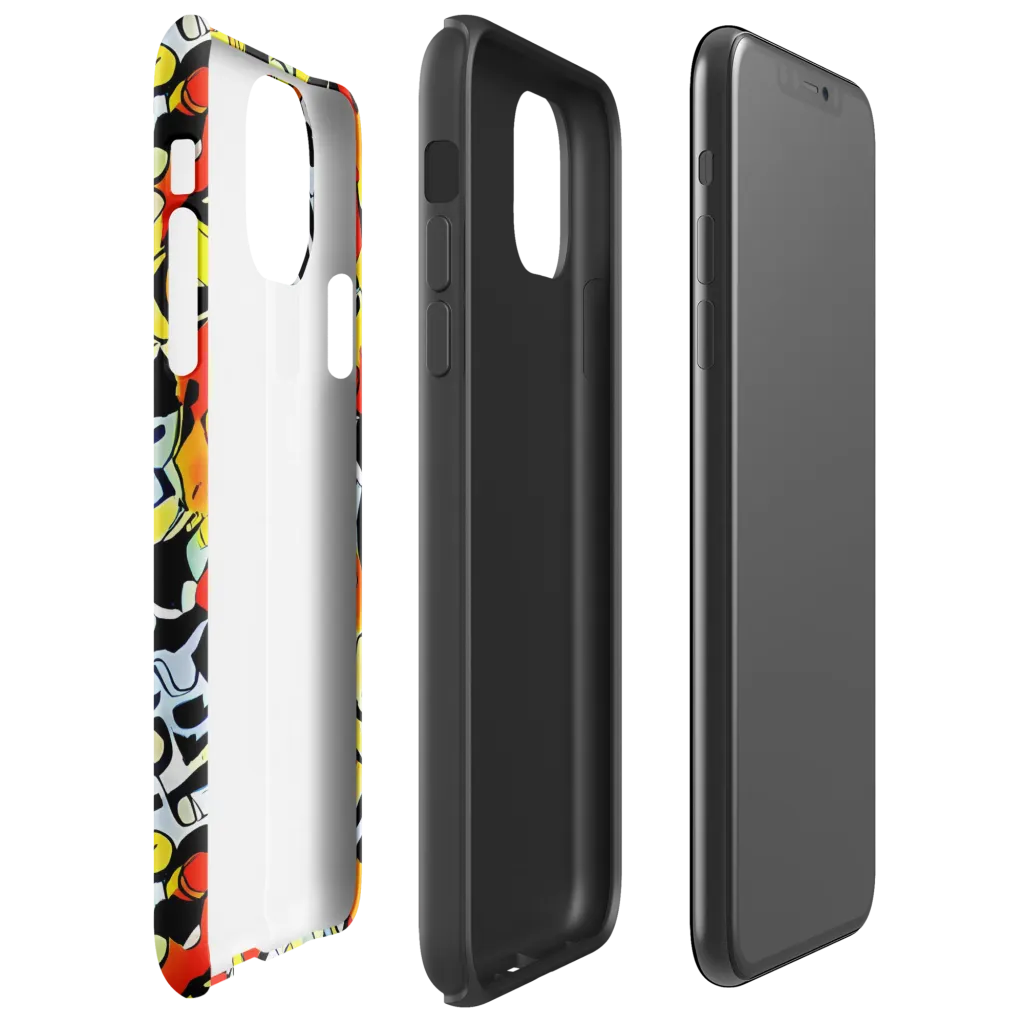 Citrus Noir on Tough Case for iPhone® — Right
