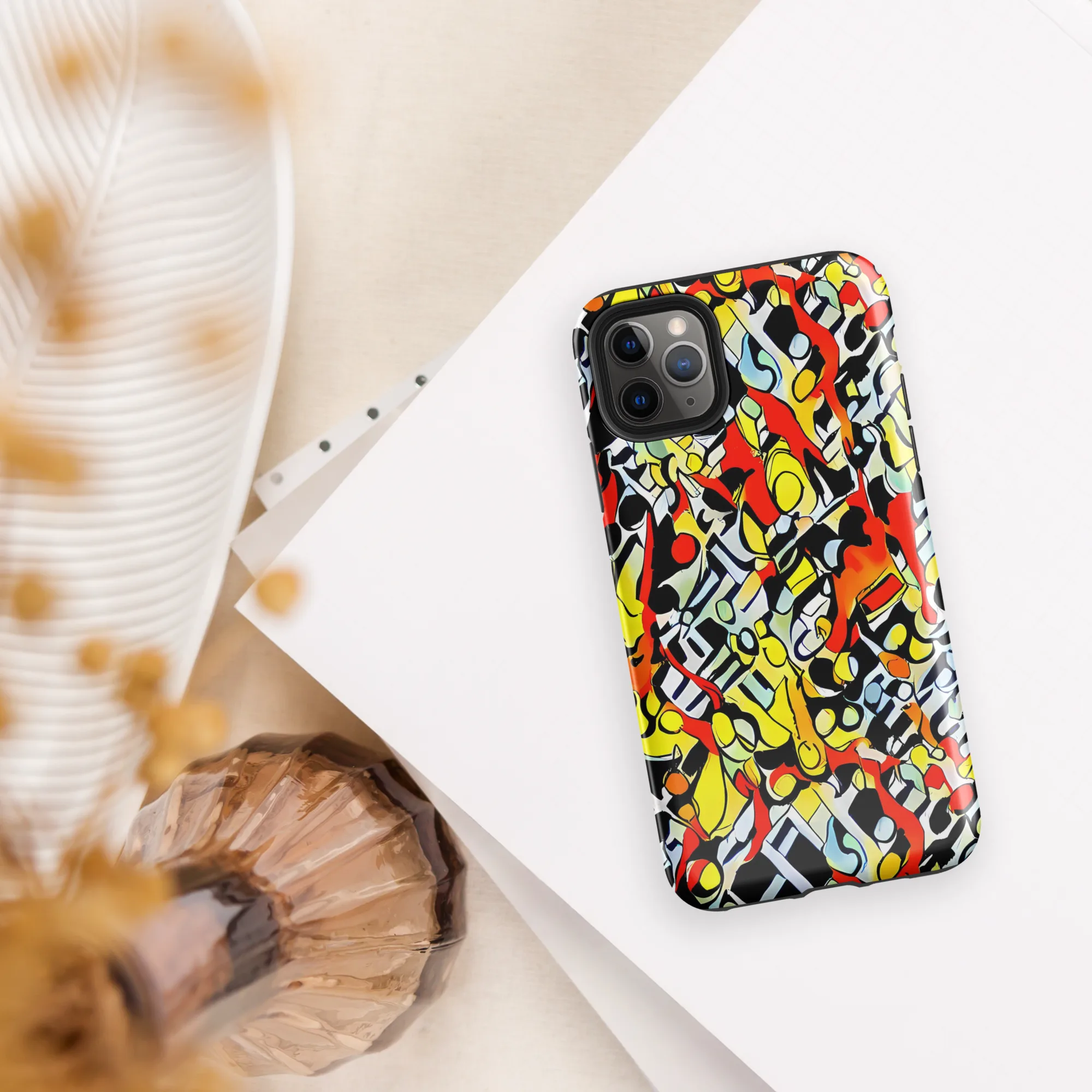 Citrus Noir on Tough Case for iPhone® — Front