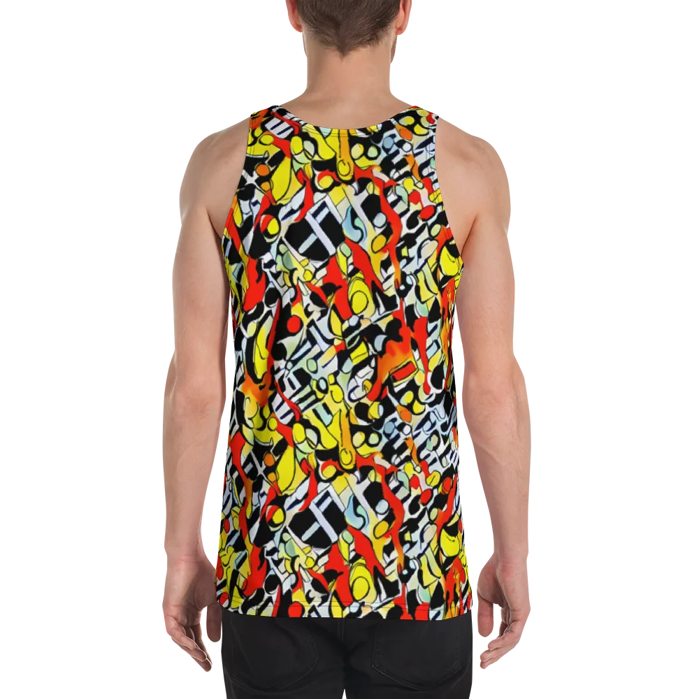Citrus Noir on Men's Tank Top — Back