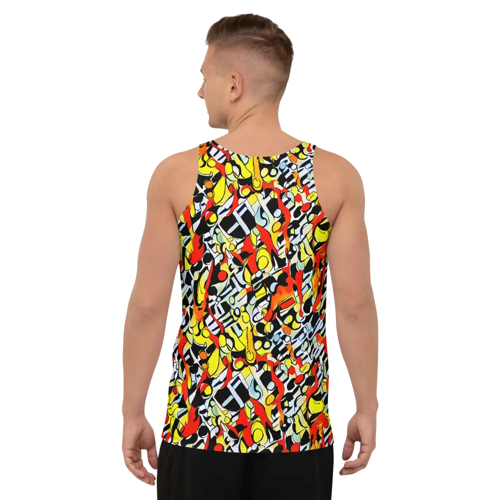 Citrus Noir on Men's Tank Top — Back