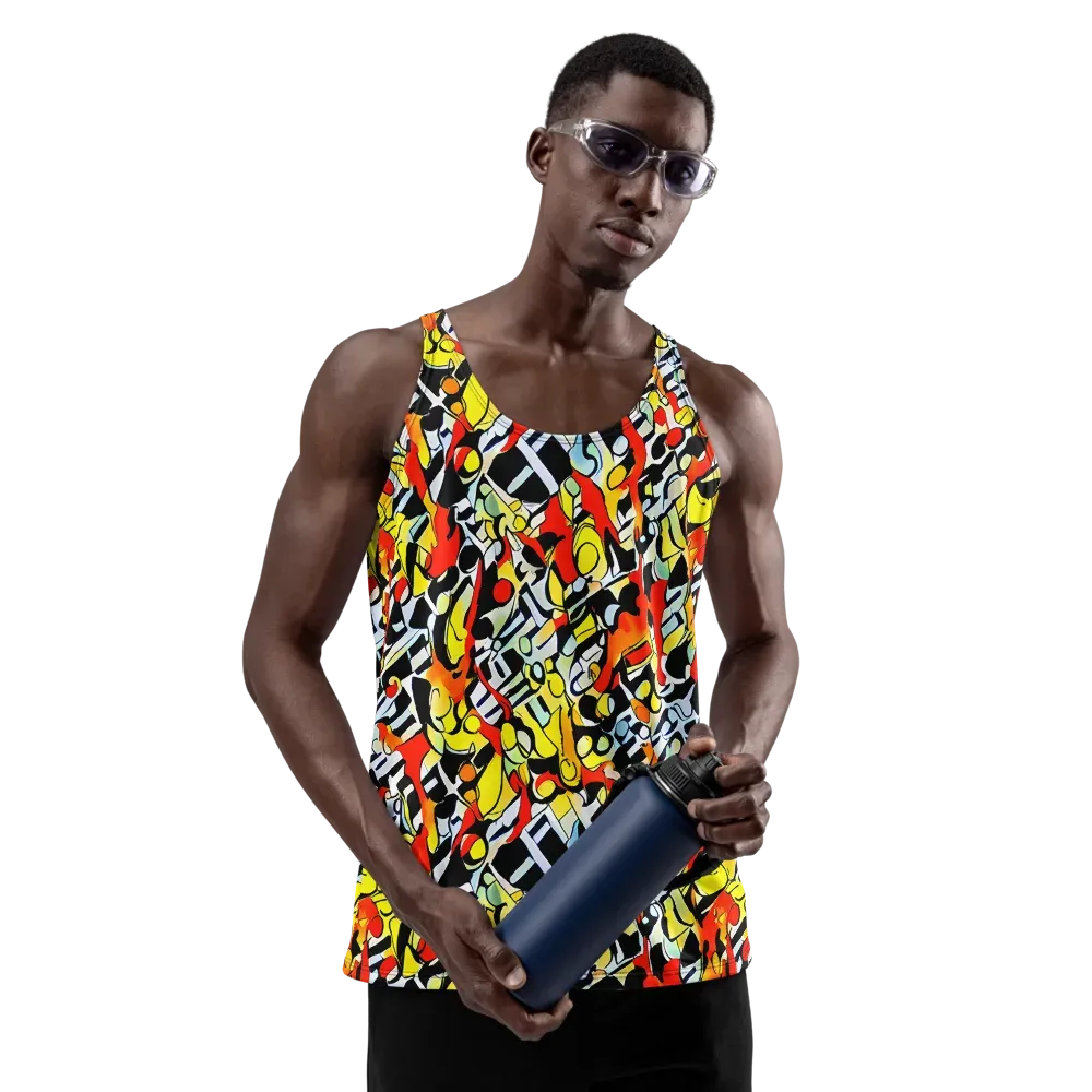 Citrus Noir on Men's Tank Top — Front