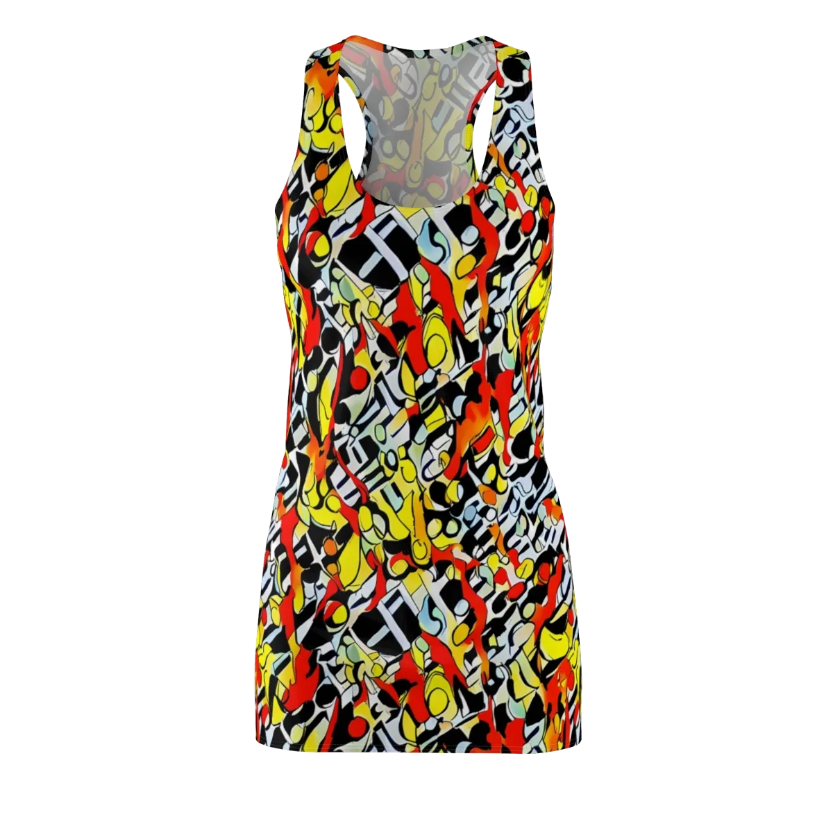 Citrus Noir on Racerback Dress — Front