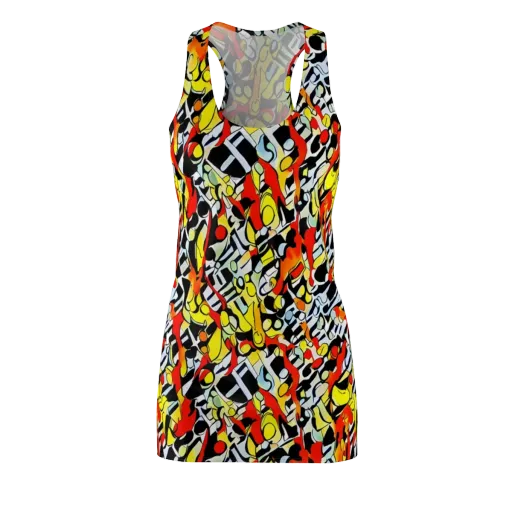 Citrus Noir on a Racerback Dress