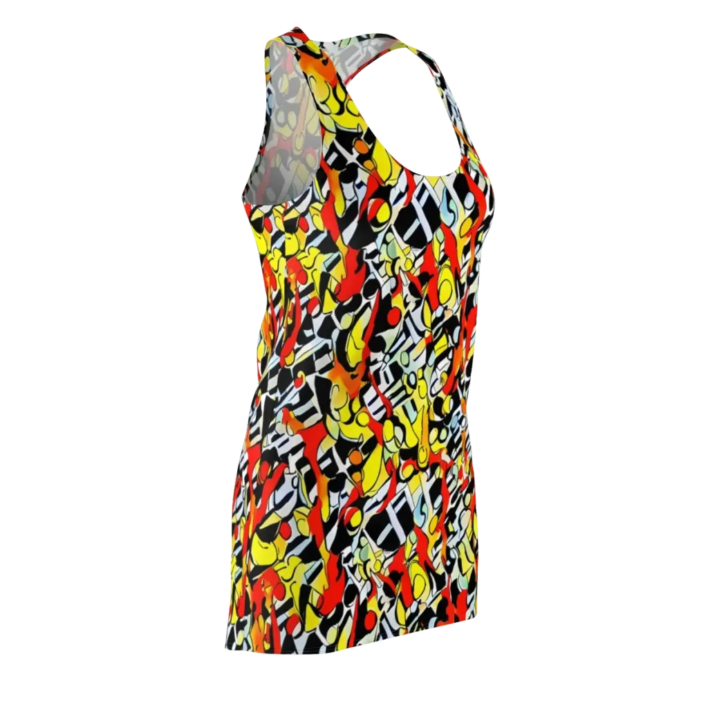 Citrus Noir on Racerback Dress — Front Side