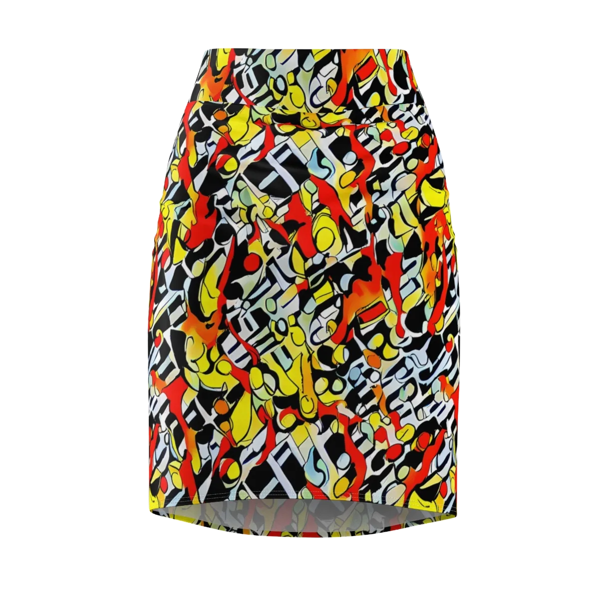 Citrus Noir on Pencil Skirt — Front