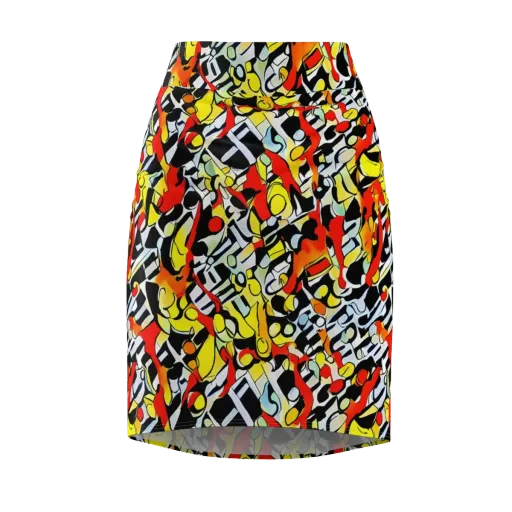 Citrus Noir on a Pencil Skirt