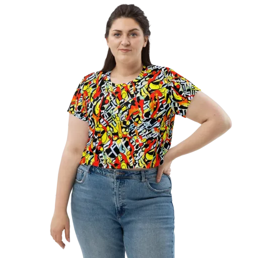Citrus Noir on a Crop Tee