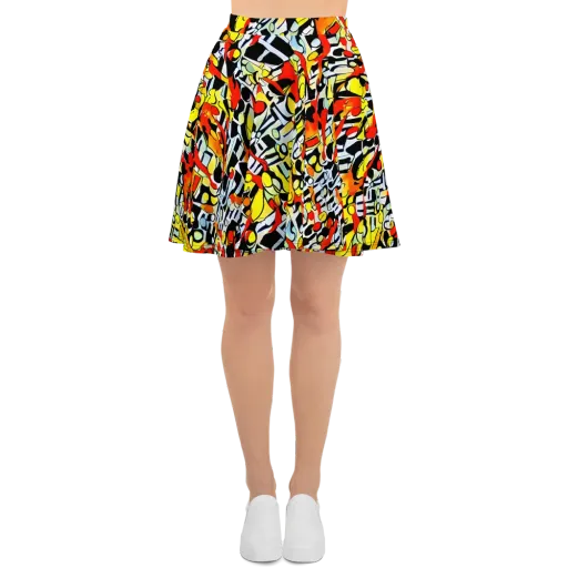 Citrus Noir on a Skater Skirt