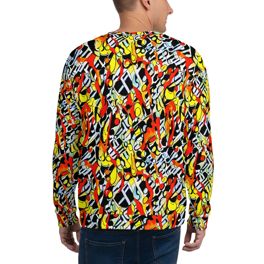 Citrus Noir on Sweatshirt — Back