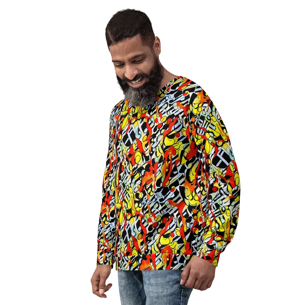Citrus Noir on Sweatshirt — Left Front