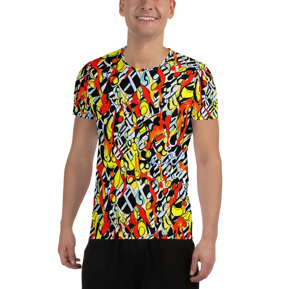 Citrus Noir on Men's Athletic T-Shirt — Front