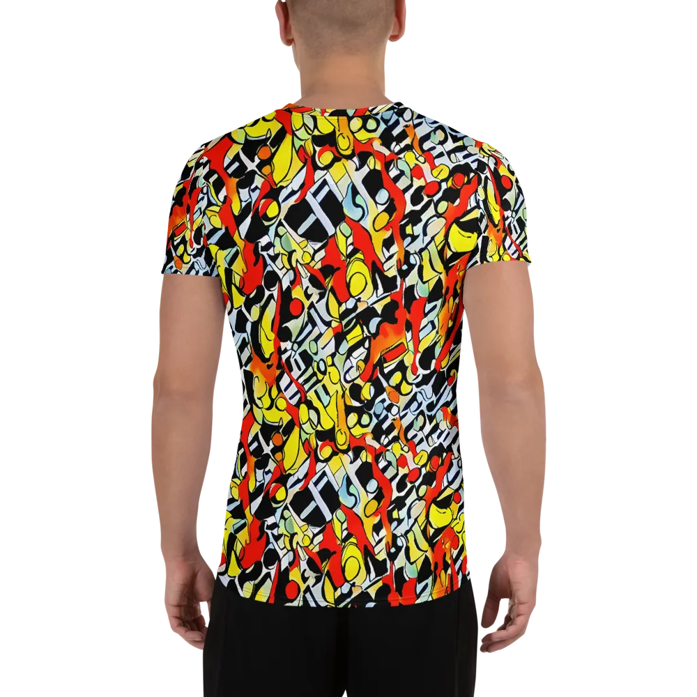 Citrus Noir on Men's Athletic T-Shirt — Back