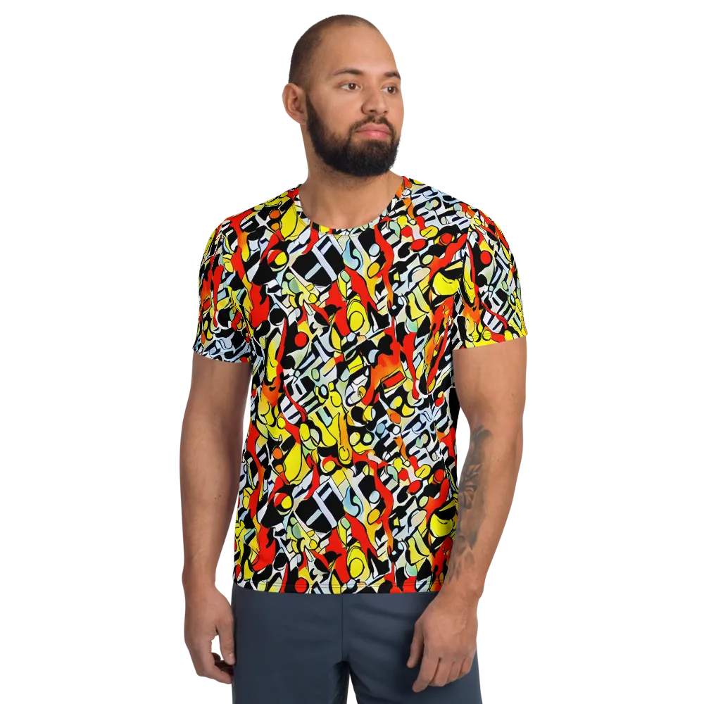 Citrus Noir on Men's Athletic T-Shirt — Front