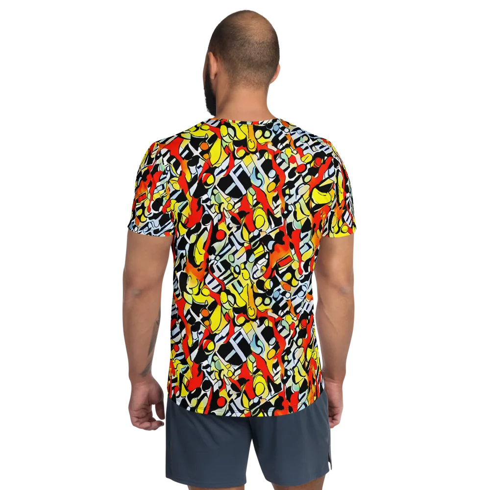 Citrus Noir on Men's Athletic T-Shirt — Back