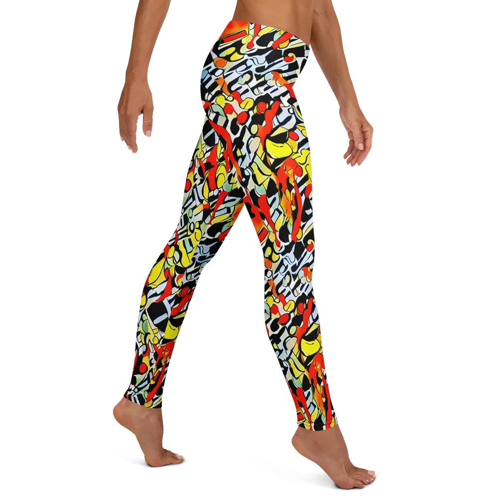 Citrus Noir on Leggings — Right