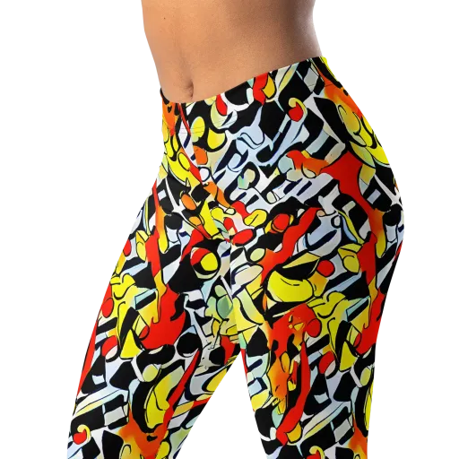 Citrus Noir on a Leggings