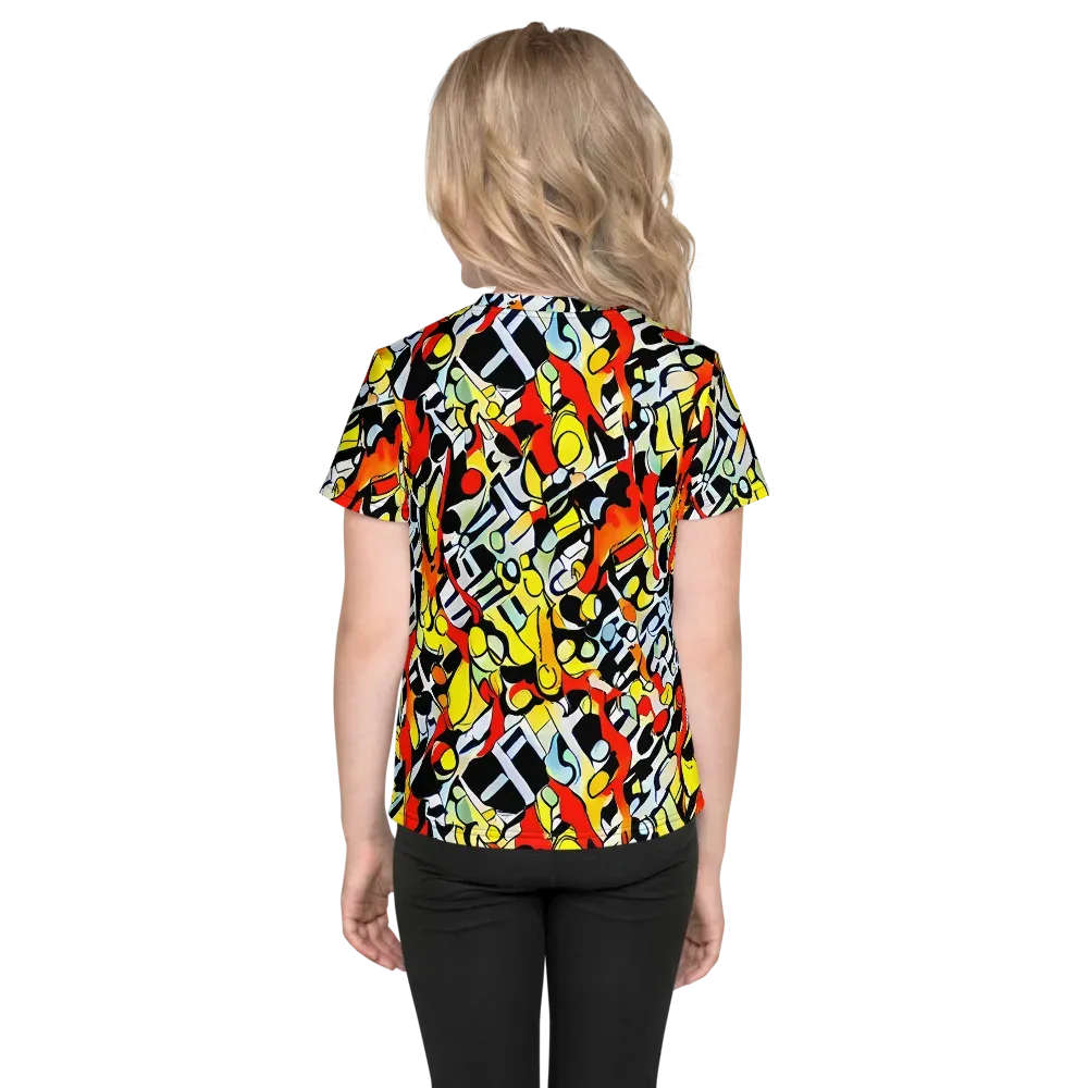 Citrus Noir on Kids Crew Neck T-Shirt — Back