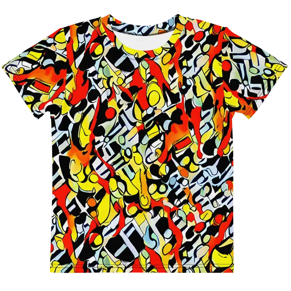 Citrus Noir on Kids Crew Neck T-Shirt — Front