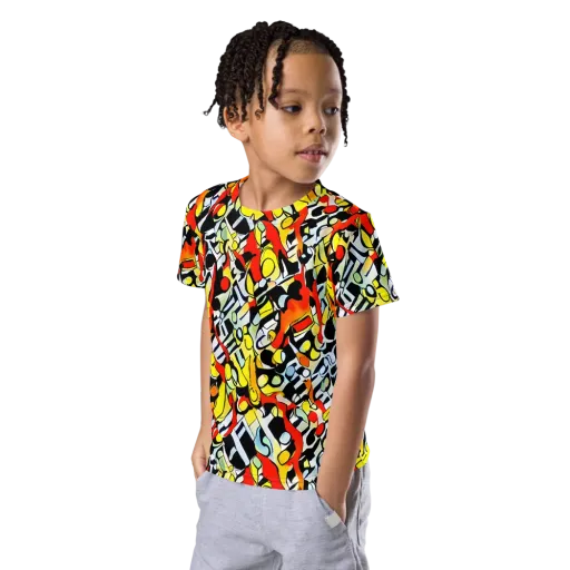 Citrus Noir on a Kids Crew Neck T-Shirt