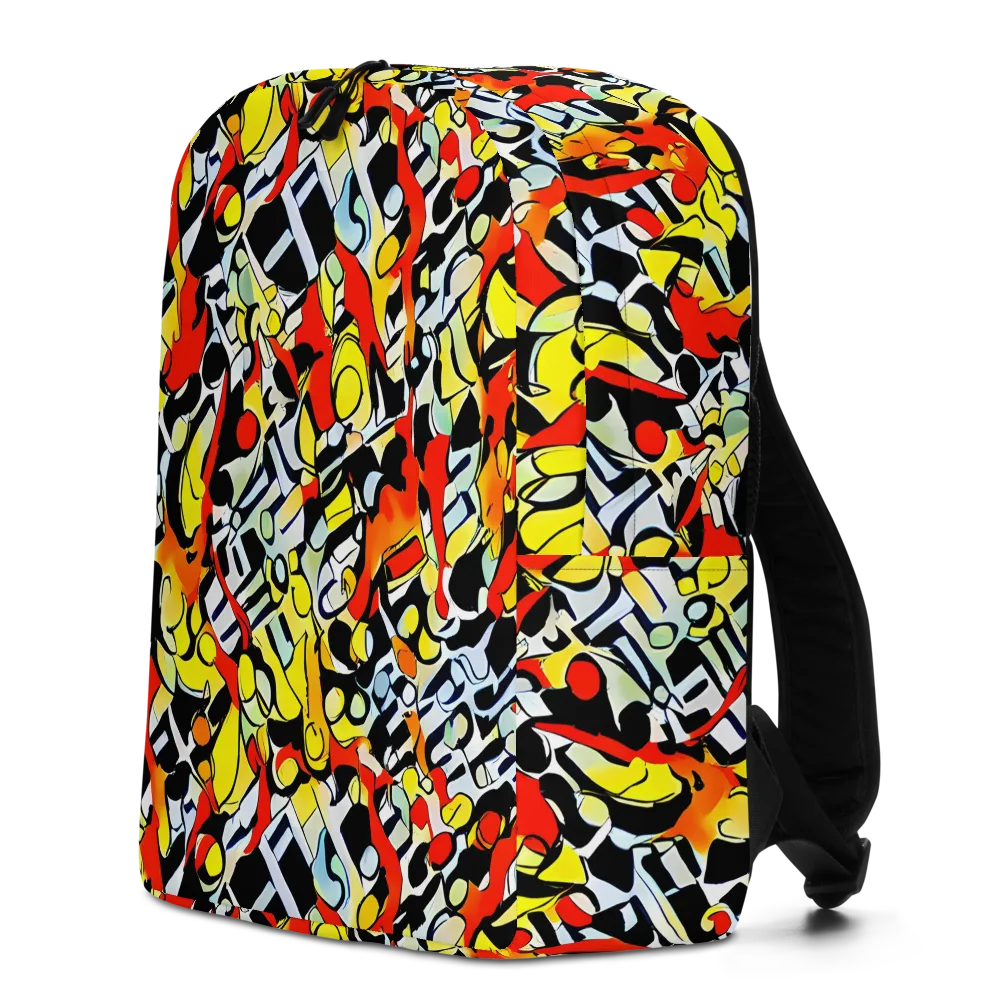 Citrus Noir on Minimalist Backpack — Left