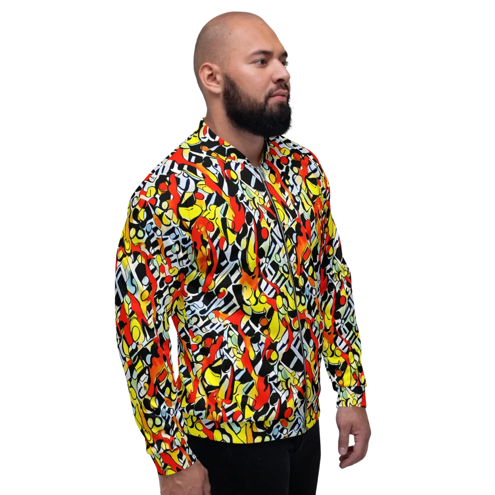 Citrus Noir on Bomber Jacket — Right