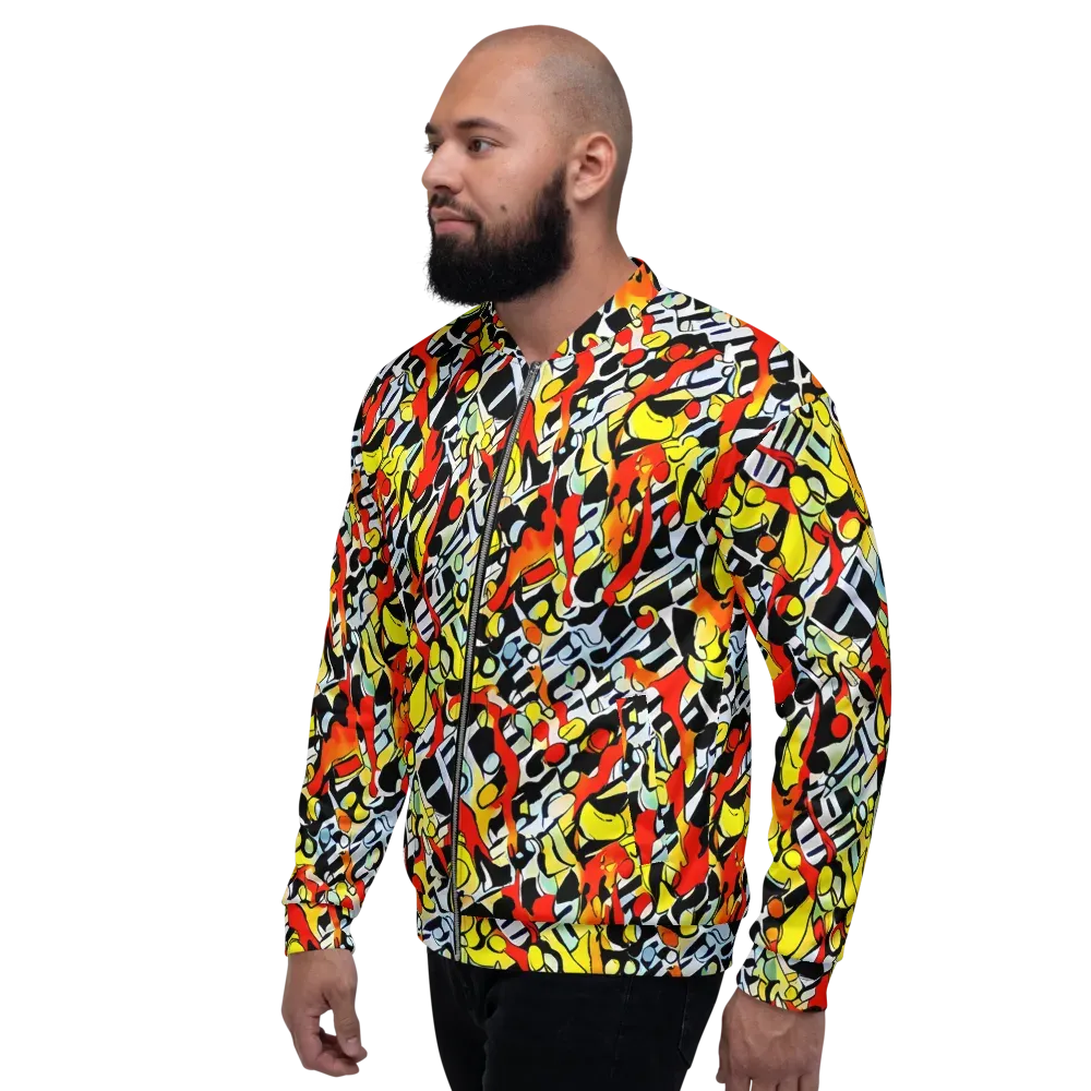 Citrus Noir on Bomber Jacket — Left