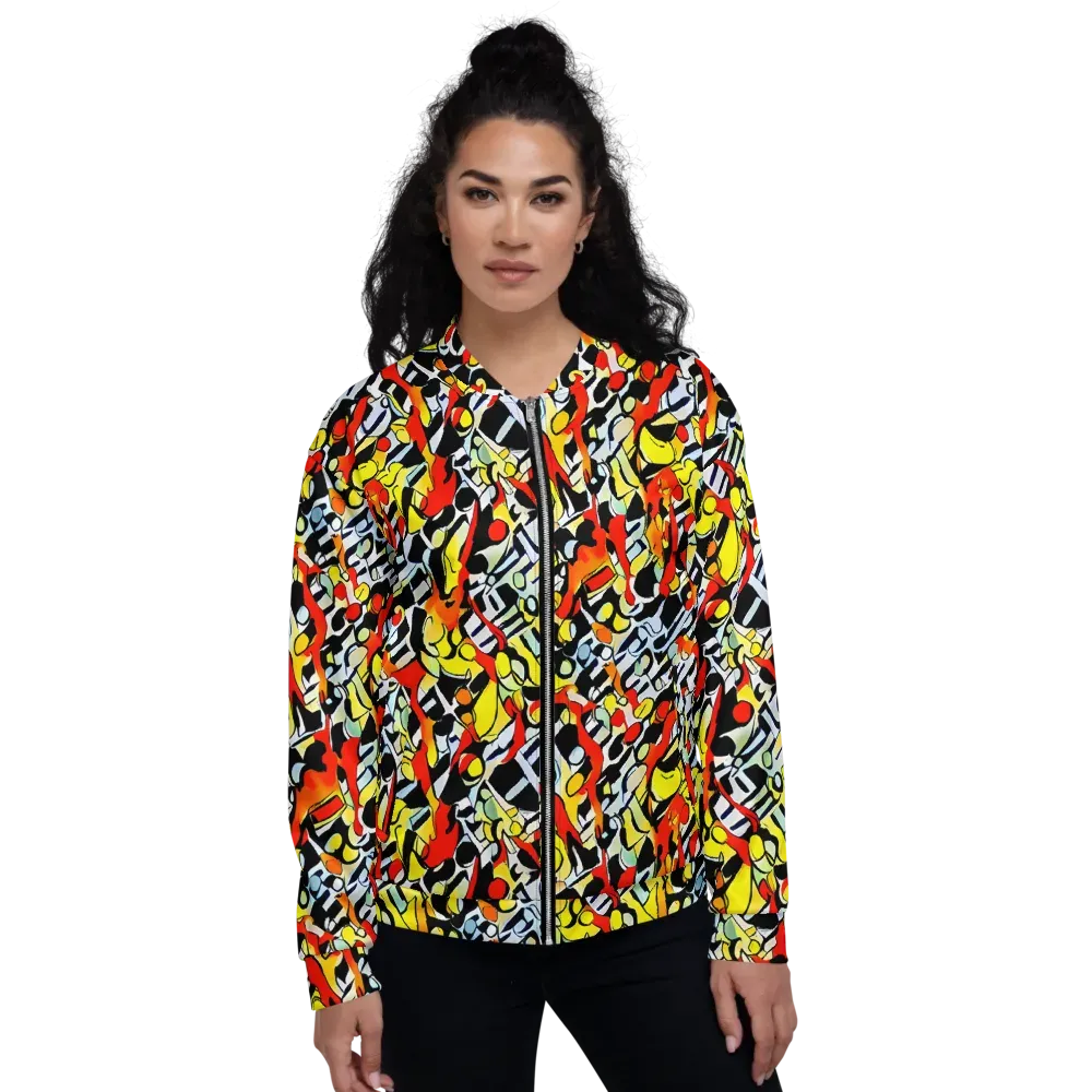 Citrus Noir on Bomber Jacket — Front