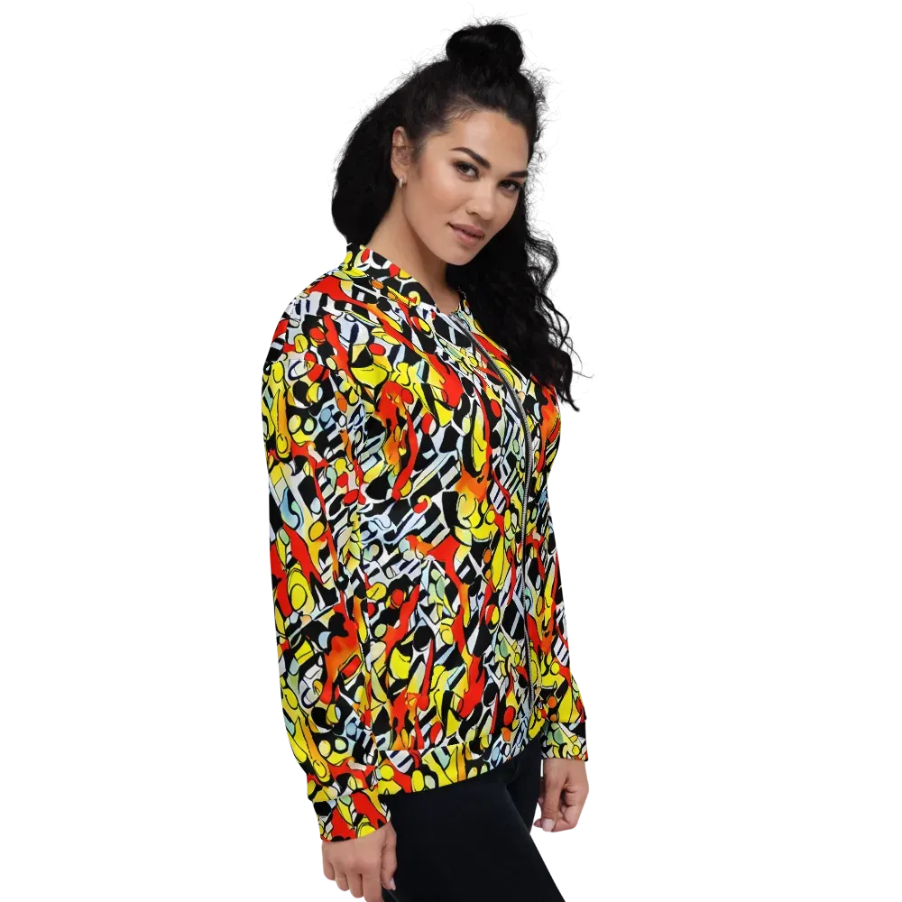Citrus Noir on Bomber Jacket — Right