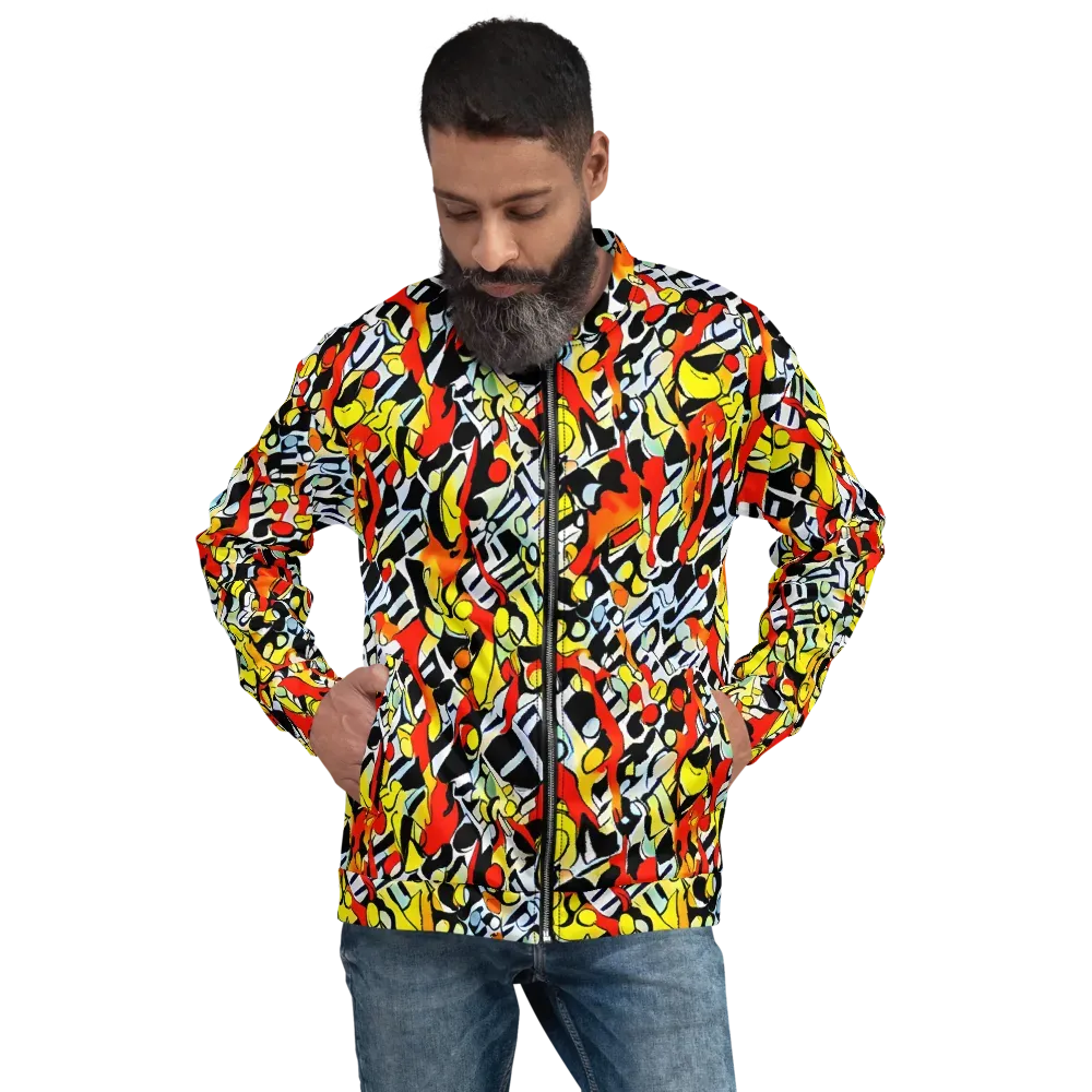 Citrus Noir on Bomber Jacket — Front