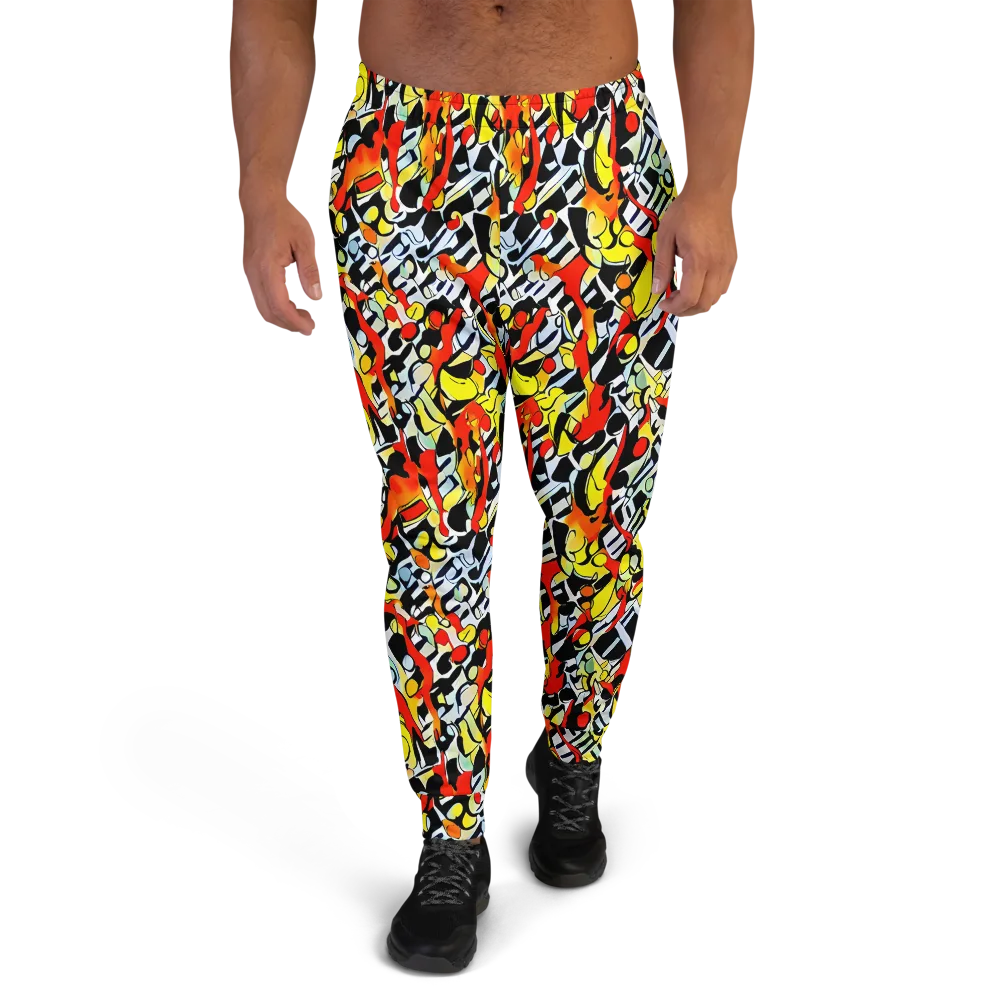 Citrus Noir on Men's Joggers — Front