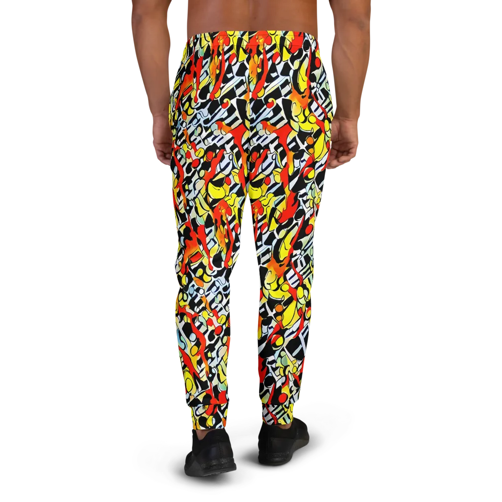 Citrus Noir on Men's Joggers — Back