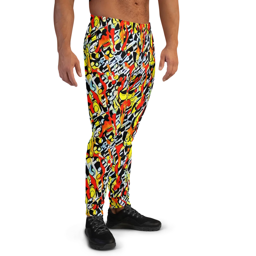 Citrus Noir on Men's Joggers — Right