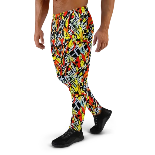 Citrus Noir on a Men's Joggers