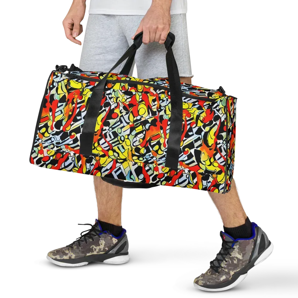 Citrus Noir on Duffle Bag — Front