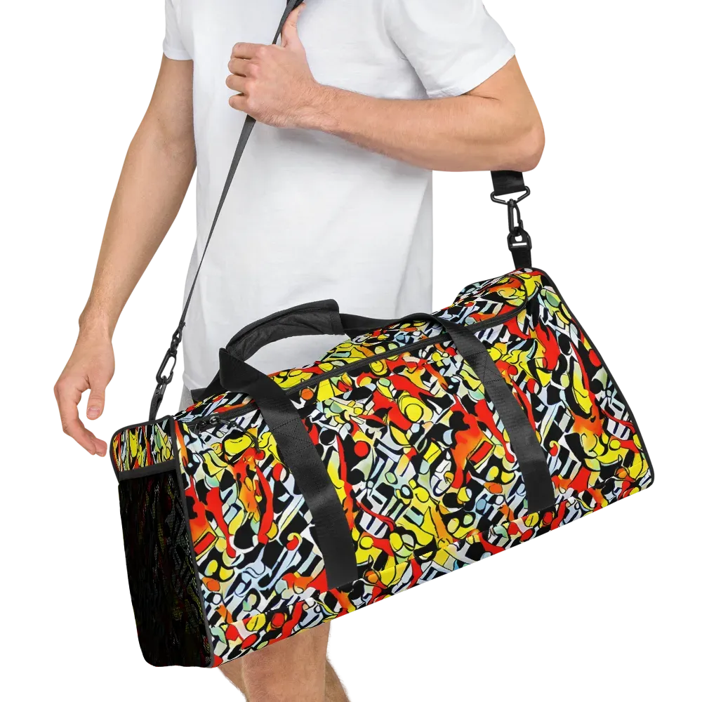 Citrus Noir on Duffle Bag — Right Front