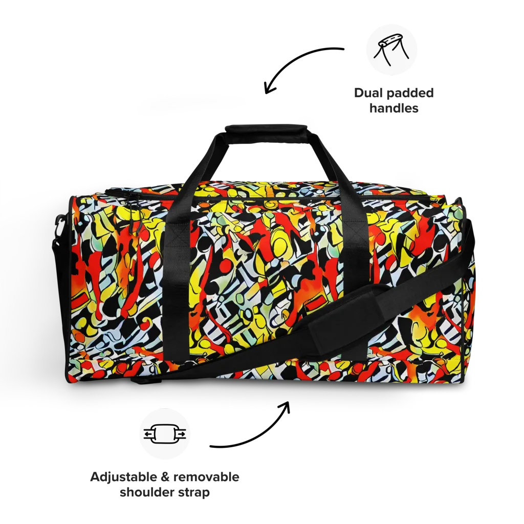 Citrus Noir on Duffle Bag — Front