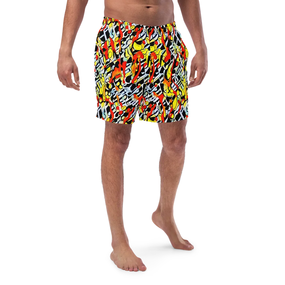 Citrus Noir on Swim Trunks — Front