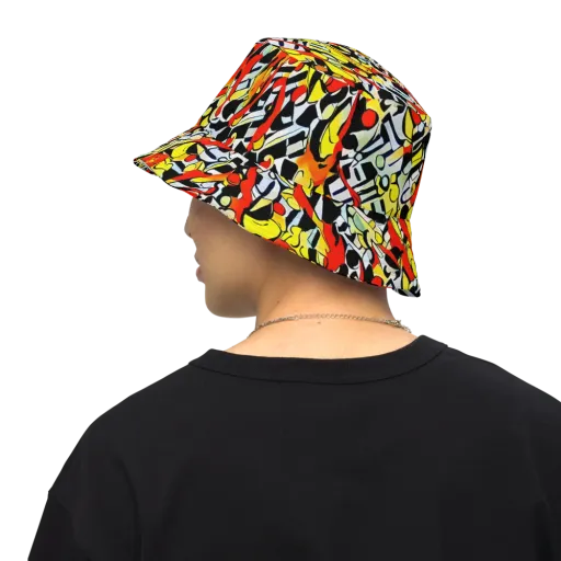 Citrus Noir on a Reversible Bucket Hat