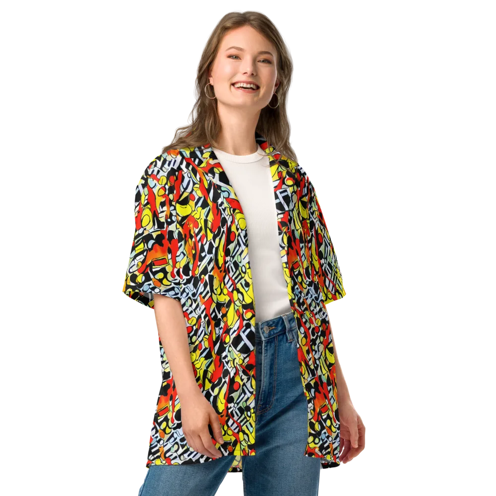 Citrus Noir on Button Shirt — Front