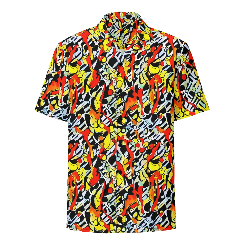 Citrus Noir on Button Shirt — Front