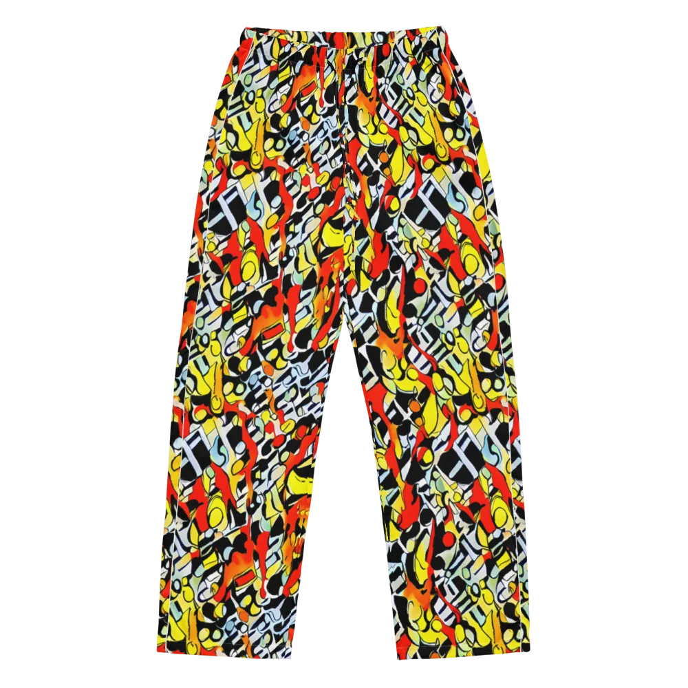 Citrus Noir on Women's Pajama Pants — Front