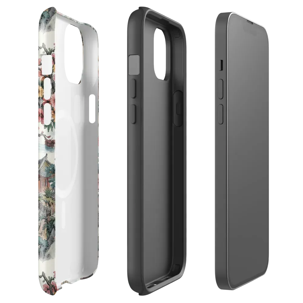 Jade Mountain Blossom on MagSafe Tough Case for iPhone® — Front