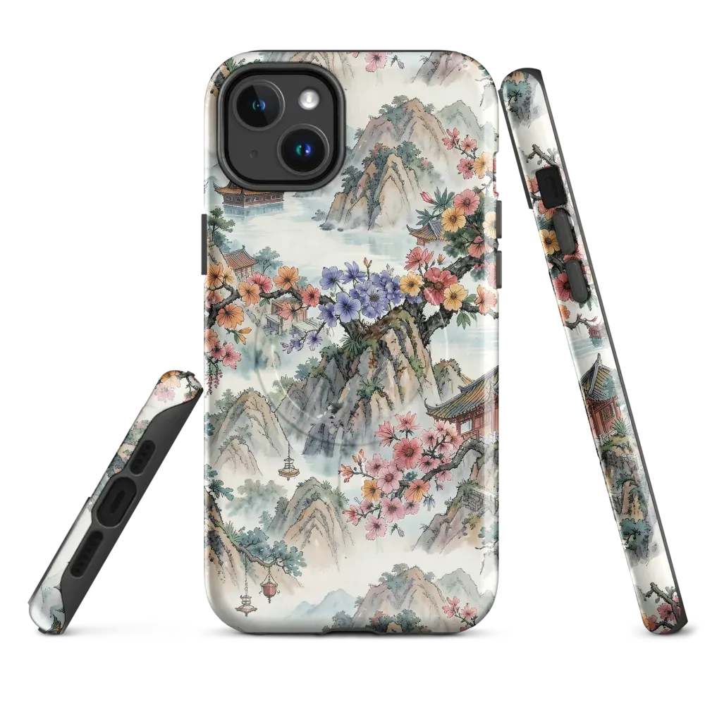 Jade Mountain Blossom on MagSafe Tough Case for iPhone® — Front