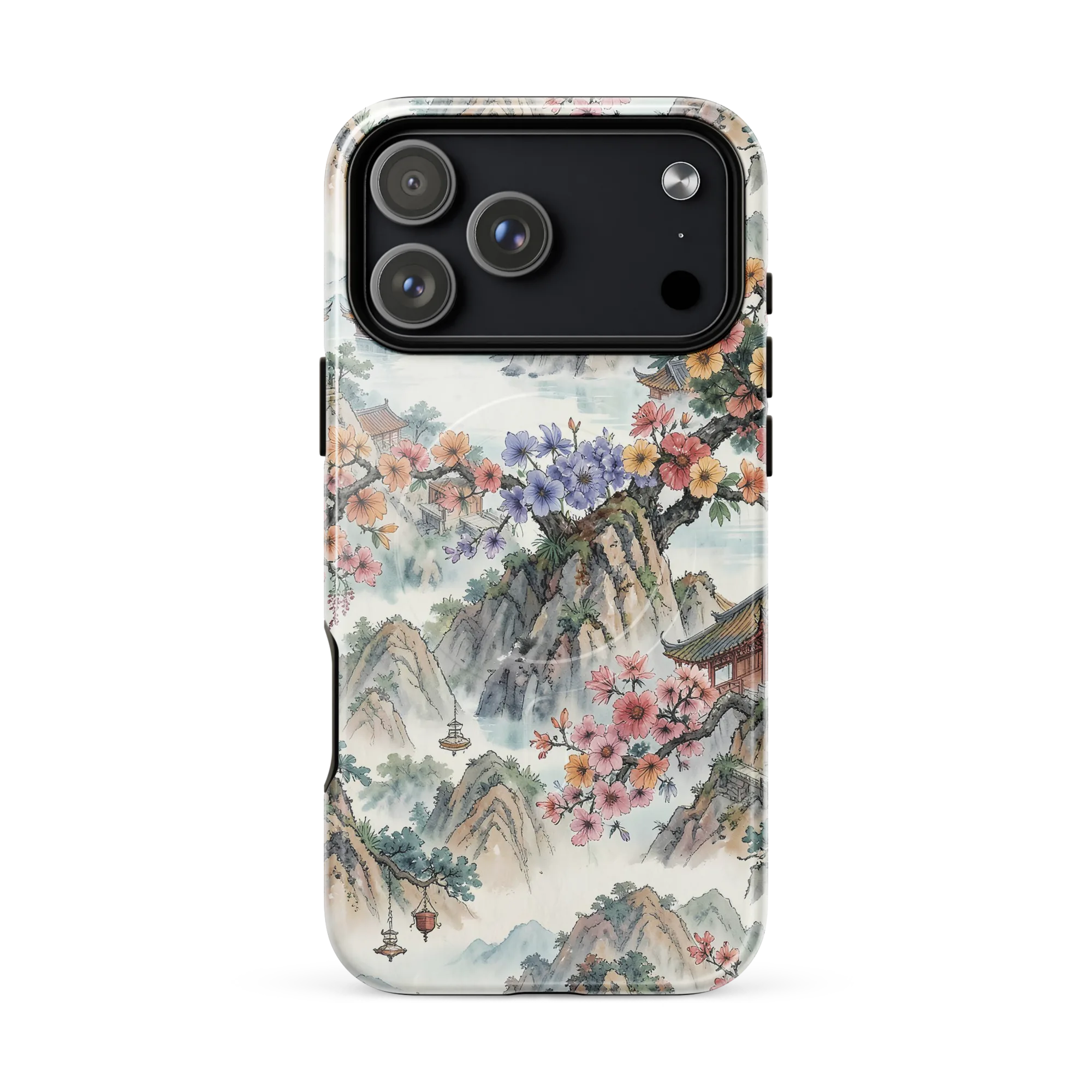 Jade Mountain Blossom on MagSafe Tough Case for iPhone® — Front