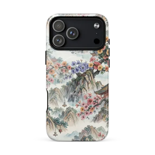 Jade Mountain Blossom on a MagSafe Tough Case for iPhone®