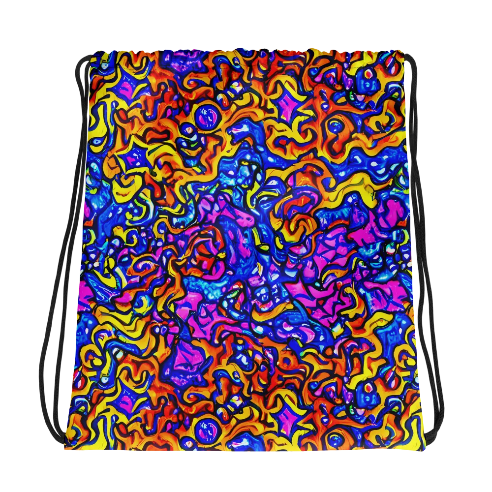 Saturated Whirl on Drawstring Bag — Photo