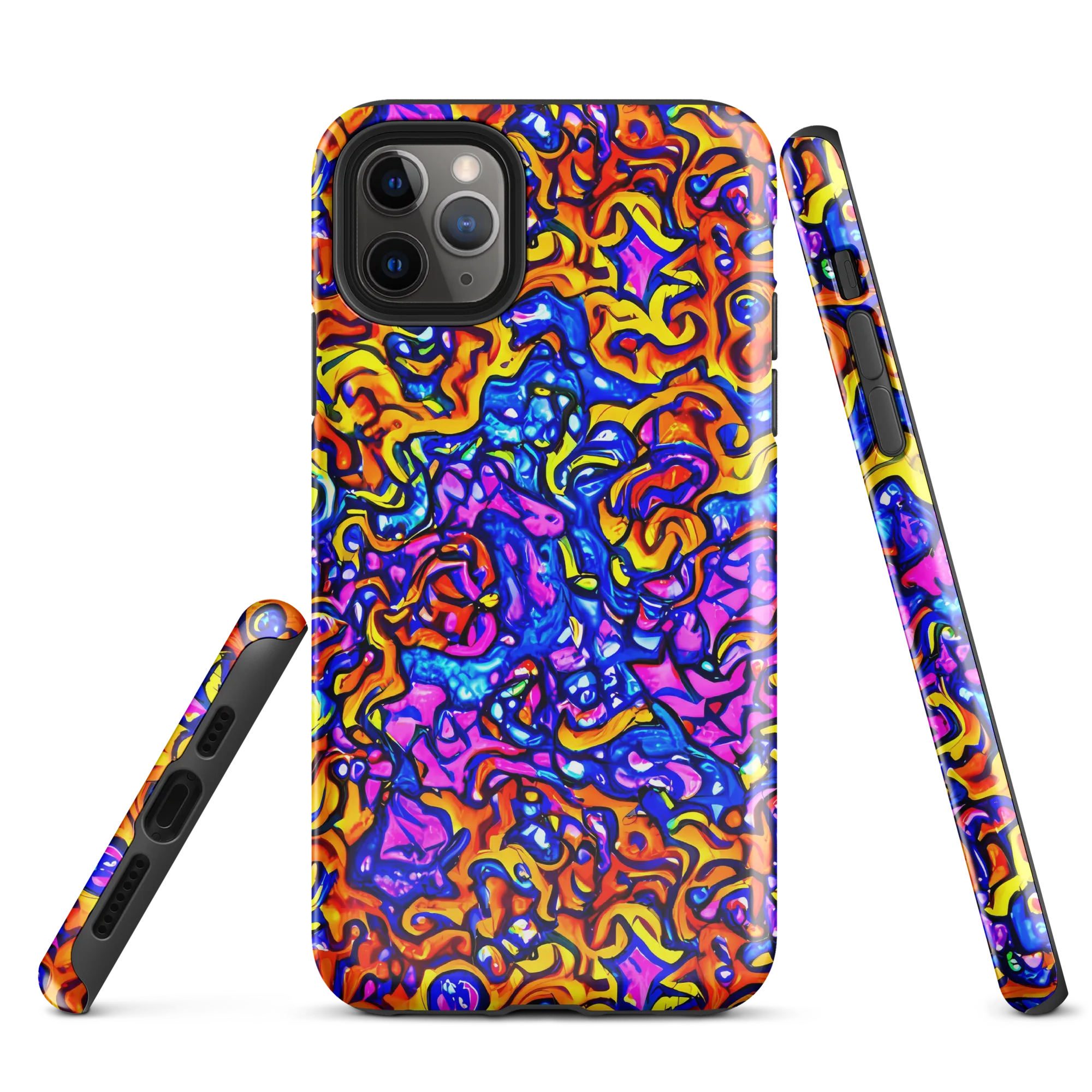 Saturated Whirl on Tough Case for iPhone® — Front