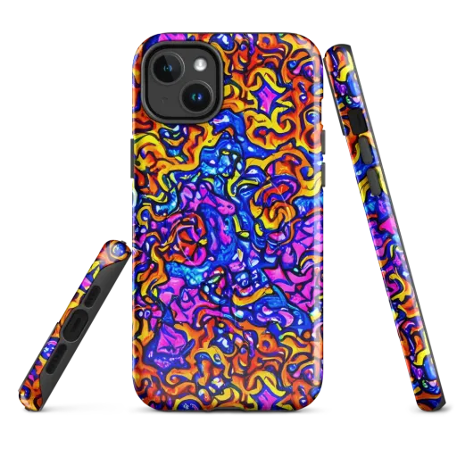 Saturated Whirl on a MagSafe Tough Case for iPhone®